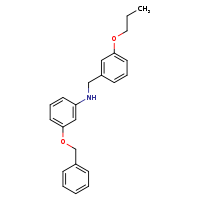 3-(benzyloxy)-N-[(3-propoxyphenyl)methyl]aniline