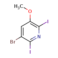3-bromo-2,6-diiodo-5-methoxypyridine