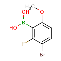 3-bromo-2-fluoro-6-methoxyphenylboronic acid