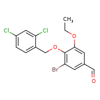3-bromo-4-[(2,4-dichlorophenyl)methoxy]-5-ethoxybenzaldehyde