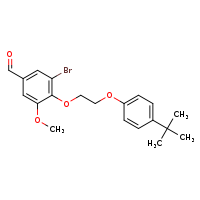 3-bromo-4-[2-(4-tert-butylphenoxy)ethoxy]-5-methoxybenzaldehyde