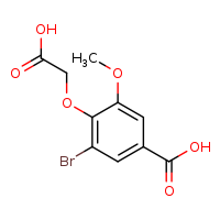 3-bromo-4-(carboxymethoxy)-5-methoxybenzoic acid