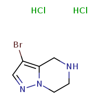 3-bromo-4H,5H,6H,7H-pyrazolo[1,5-a]pyrazine dihydrochloride