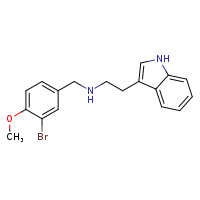 [(3-bromo-4-methoxyphenyl)methyl][2-(1H-indol-3-yl)ethyl]amine