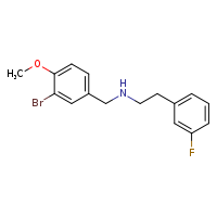[(3-bromo-4-methoxyphenyl)methyl][2-(3-fluorophenyl)ethyl]amine