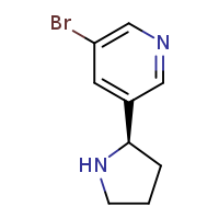 3-bromo-5-[(2R)-pyrrolidin-2-yl]pyridine
