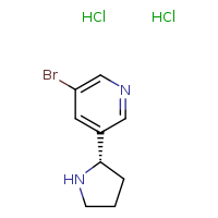 3-bromo-5-[(2S)-pyrrolidin-2-yl]pyridine dihydrochloride