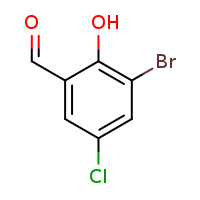 3-bromo-5-chloro-2-hydroxybenzaldehyde