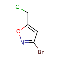 3-bromo-5-(chloromethyl)-1,2-oxazole
