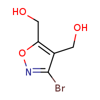 [3-bromo-5-(hydroxymethyl)-1,2-oxazol-4-yl]methanol
