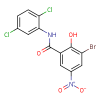 3-bromo-N-(2,5-dichlorophenyl)-2-hydroxy-5-nitrobenzamide