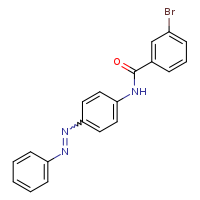3-bromo-N-{4-[(1Z)-2-phenyldiazen-1-yl]phenyl}benzamide