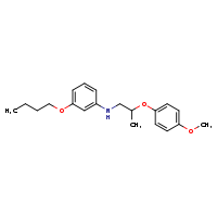 3-butoxy-N-[2-(4-methoxyphenoxy)propyl]aniline