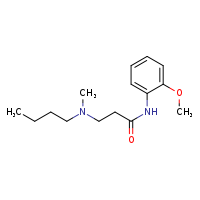 3-[butyl(methyl)amino]-N-(2-methoxyphenyl)propanamide