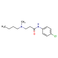 3-[butyl(methyl)amino]-N-(4-chlorophenyl)propanamide