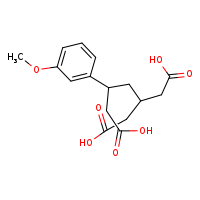 3-(carboxymethyl)-5-(3-methoxyphenyl)heptanedioic acid