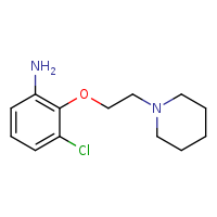 3-chloro-2-[2-(piperidin-1-yl)ethoxy]aniline
