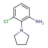 3-chloro-2-(pyrrolidin-1-yl)aniline
