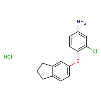 3-chloro-4-(2,3-dihydro-1H-inden-5-yloxy)aniline hydrochloride
