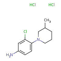 3-chloro-4-(3-methylpiperidin-1-yl)aniline dihydrochloride
