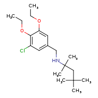 [(3-chloro-4,5-diethoxyphenyl)methyl](2,4,4-trimethylpentan-2-yl)amine