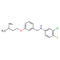 3-chloro-4-fluoro-N-{[3-(3-methylbutoxy)phenyl]methyl}aniline