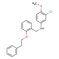 3-chloro-4-methoxy-N-{[2-(2-phenylethoxy)phenyl]methyl}aniline