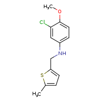 3-chloro-4-methoxy-N-[(5-methylthiophen-2-yl)methyl]aniline