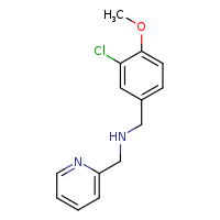 [(3-chloro-4-methoxyphenyl)methyl](pyridin-2-ylmethyl)amine