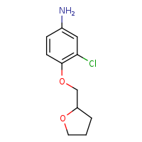 3-chloro-4-(oxolan-2-ylmethoxy)aniline