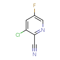 3-chloro-5-fluoropyridine-2-carbonitrile