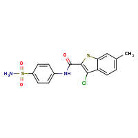 3-chloro-6-methyl-N-(4-sulfamoylphenyl)-1-benzothiophene-2-carboxamide
