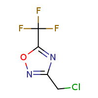 3-(chloromethyl)-5-(trifluoromethyl)-1,2,4-oxadiazole