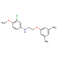 3-chloro-N-[2-(3,5-dimethylphenoxy)ethyl]-4-methoxyaniline