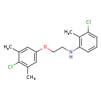 3-chloro-N-[2-(4-chloro-3,5-dimethylphenoxy)ethyl]-2-methylaniline