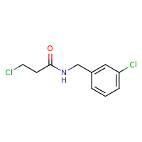 3-chloro-N-[(3-chlorophenyl)methyl]propanamide