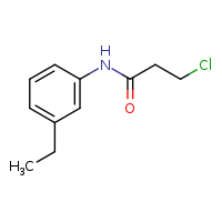 3-chloro-N-(3-ethylphenyl)propanamide