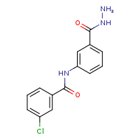 3-chloro-N-[3-(hydrazinecarbonyl)phenyl]benzamide