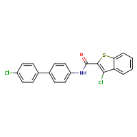 3-chloro-N-{4'-chloro-[1,1'-biphenyl]-4-yl}-1-benzothiophene-2-carboxamide