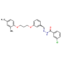 3-chloro-N'-[(E)-{3-[3-(2,4-dimethylphenoxy)propoxy]phenyl}methylidene]benzohydrazide