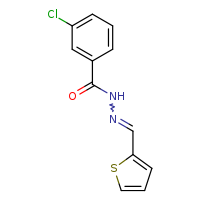 3-chloro-N'-[(E)-thiophen-2-ylmethylidene]benzohydrazide