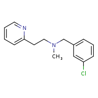 [(3-chlorophenyl)methyl](methyl)[2-(pyridin-2-yl)ethyl]amine