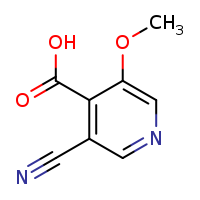 3-cyano-5-methoxypyridine-4-carboxylic acid