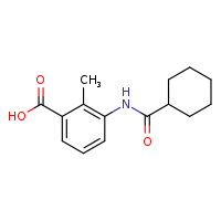 3-cyclohexaneamido-2-methylbenzoic acid