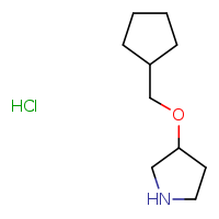3-(cyclopentylmethoxy)pyrrolidine hydrochloride