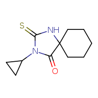 3-cyclopropyl-2-sulfanylidene-1,3-diazaspiro[4.5]decan-4-one