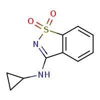 3-(cyclopropylamino)-1??,2-benzothiazole-1,1-dione