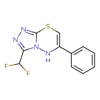 3-(difluoromethyl)-6-phenyl-5H-[1,2,4]triazolo[3,4-b][1,3,4]thiadiazine