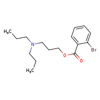 3-(dipropylamino)propyl 2-bromobenzoate