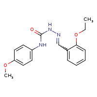 3-[(E)-[(2-ethoxyphenyl)methylidene]amino]-1-(4-methoxyphenyl)urea